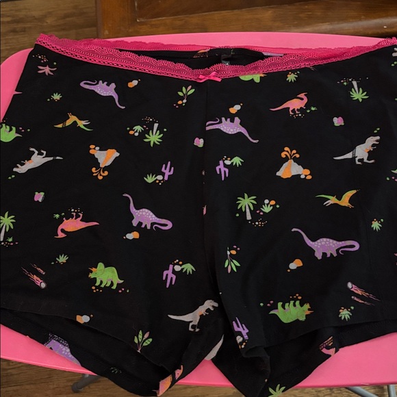 Foxy Lace Trim Sleep Tank+Boyshort Pajama Set - Picture 7 of 10